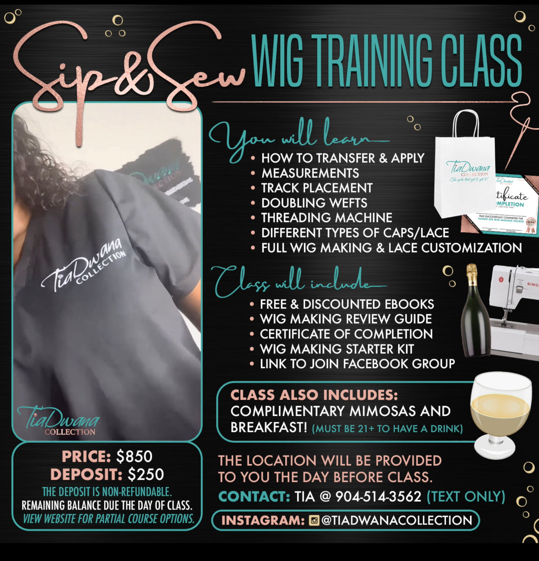 Hands on wig making course!